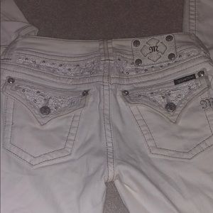 White Miss Me Jeans